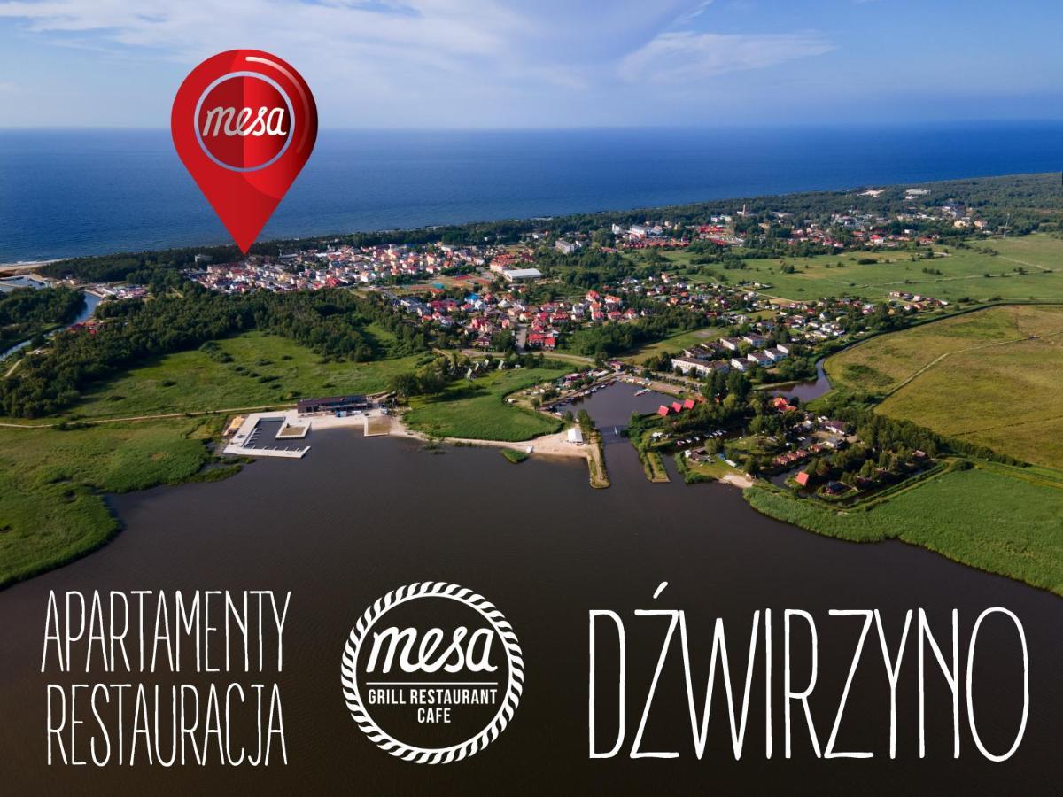 Apartamenty Mesa Grill Restaurant Cafe Dźwirzyno Esterno foto